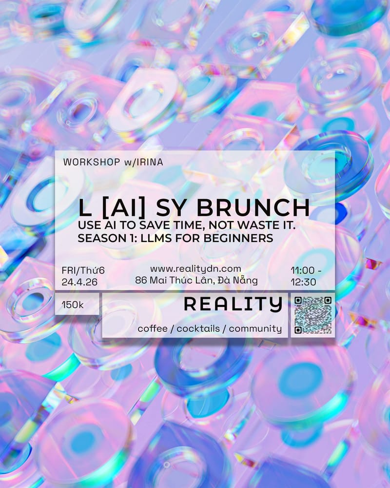 REALITY event poster — Đà Nẵng